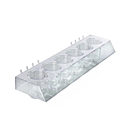 Azar Displays Molded 6-Cup Display Tray, PK2 225577
